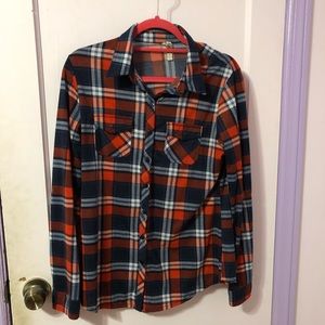 Plaid button down